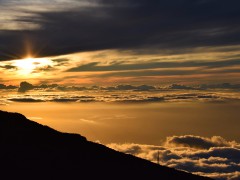 Sunset Haleakala Volcano